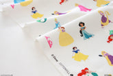 Disney Princess Dress Room Cinderella Aurora Jasmine Bell Rapunzel Fabric printed in Korea by the Half Yard